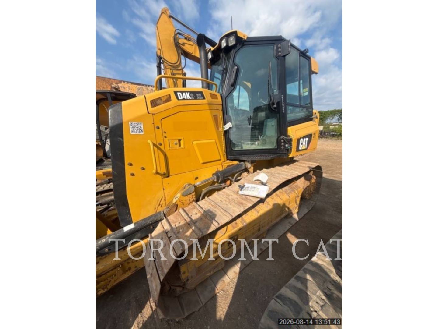 Caterpillar D4K2XL, 3596 hours, S/N: KM202331, 2017 - Image 7