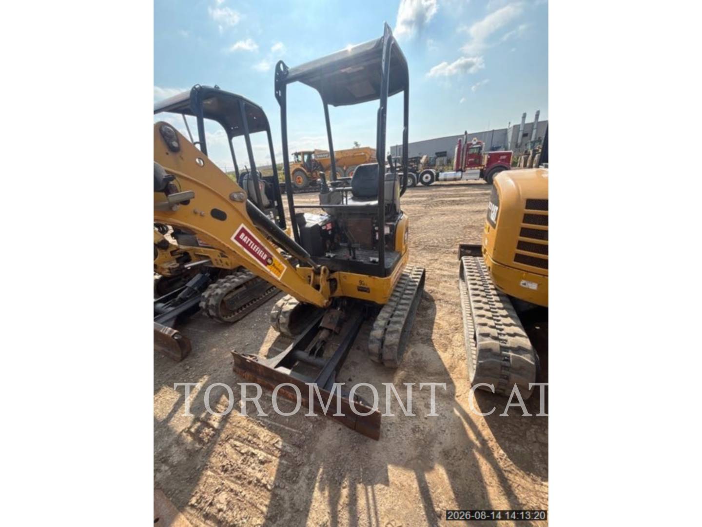 Cat 301.7DCR, Mini Excavator, 1184 hours, S/N: LJ800639, 2016 - Image 1