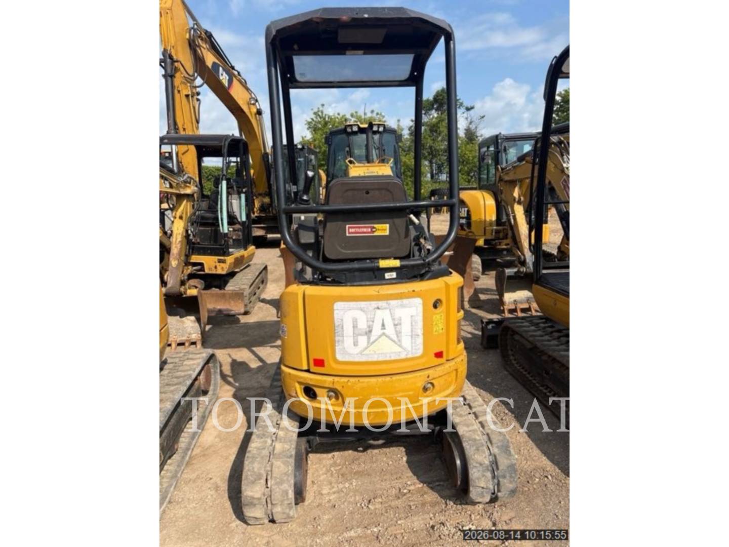 Cat 301.7DCR, Mini Excavator, 1184 hours, S/N: LJ800639, 2016 - Image 4