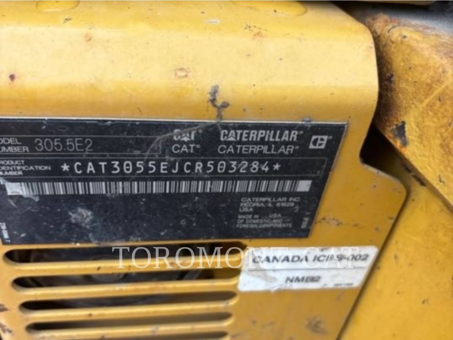 Cat 305.5E2CR, Mini Excavator, 3491 hours, S/N: CR503284, 2017 - Image 6