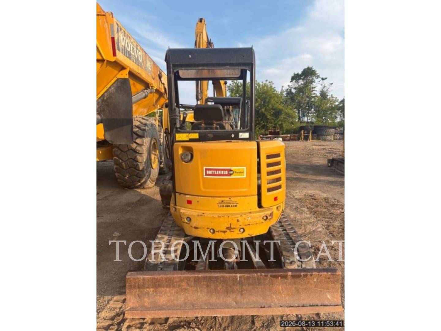 Cat 302.7D, Mini Excavator, 3639 hours, S/N: LJ700512, 2015 - Image 7