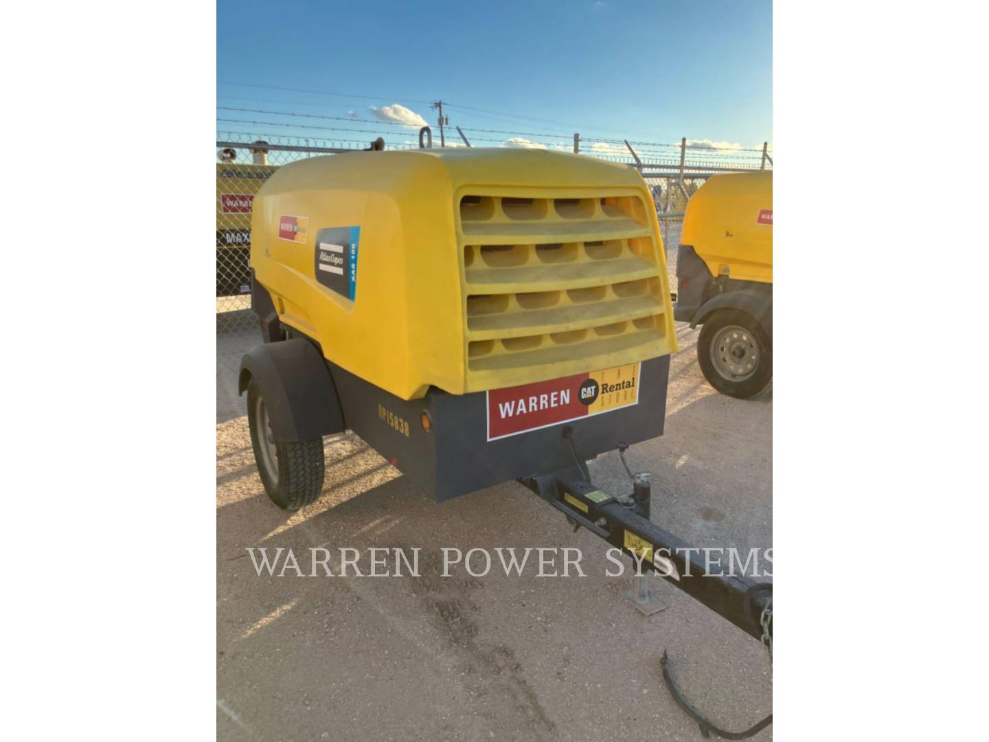 Atlas-Copco 188XAS, Compressed Air, 3385 hours, S/N: UVC204343, 2023 - Image 1