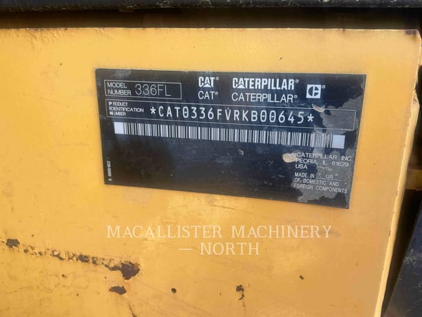 Caterpillar 336FL Q, Excavator, 9217 hours, S/N: RKB00645, 2015 - Image 6