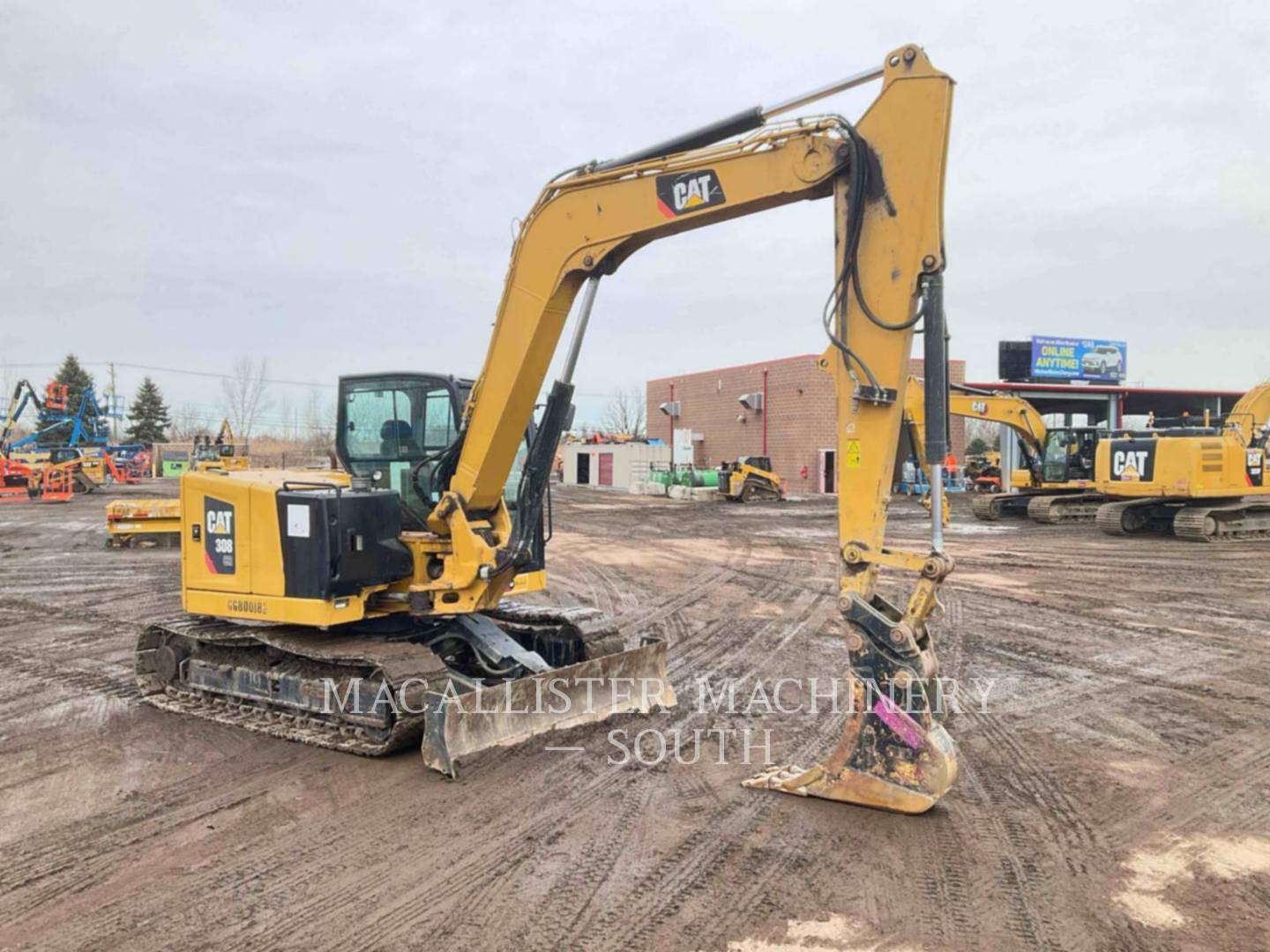 Caterpillar 308, 3750 hours, S/N: GG800182, 2019 - Image 2