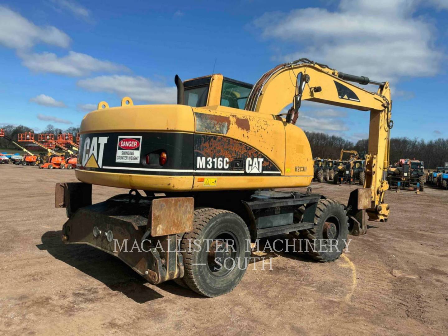 Caterpillar M316C, Wheel Excavator, 4875 hours, S/N: H2C00311, 2006 - Image 3