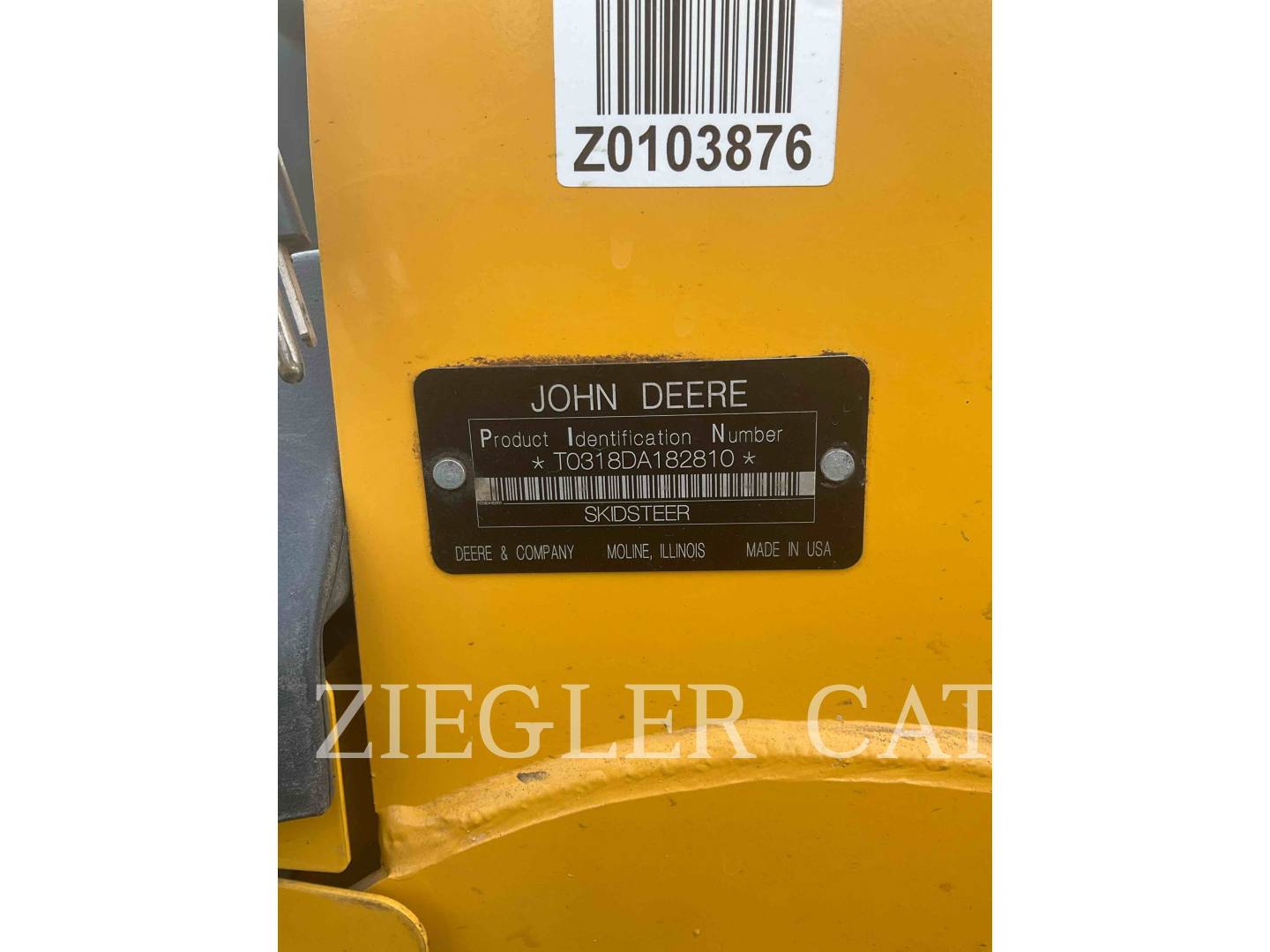 Deere & Co. 318D, Skid Steer Loader, 1130 hours, S/N: T0318DA182810, 2013 - Image 6