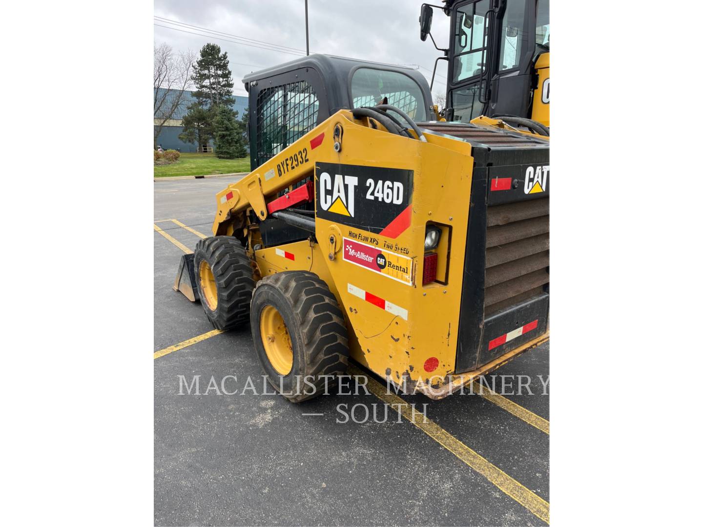 Cat 246D, Skid Steer Loader, 3675 hours, S/N: BYF02932, 2016 - Image 4
