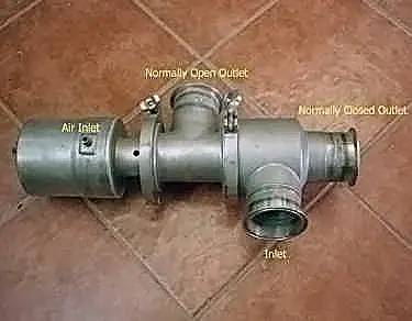 3" APC #Series-4000, Pneumatic Diverter Valve, tri-clamp, 60 psi max. inlet, 100 psi actuator air, 316 - Image 2
