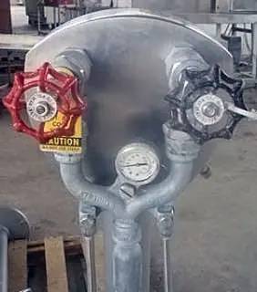 Strahman #M-750TM, Pedestal Series Mixing Unit Hose Station, 150 psi max. working pressure, 200°F max. - Image 3