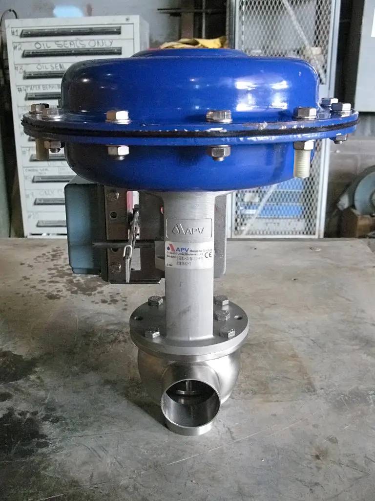 2" APV #RGE41-2/40-LD-MFS, Pneumatic Control Valve, Eckardt #SRP-981 positioner, 90 psi max. supply air - Image 3