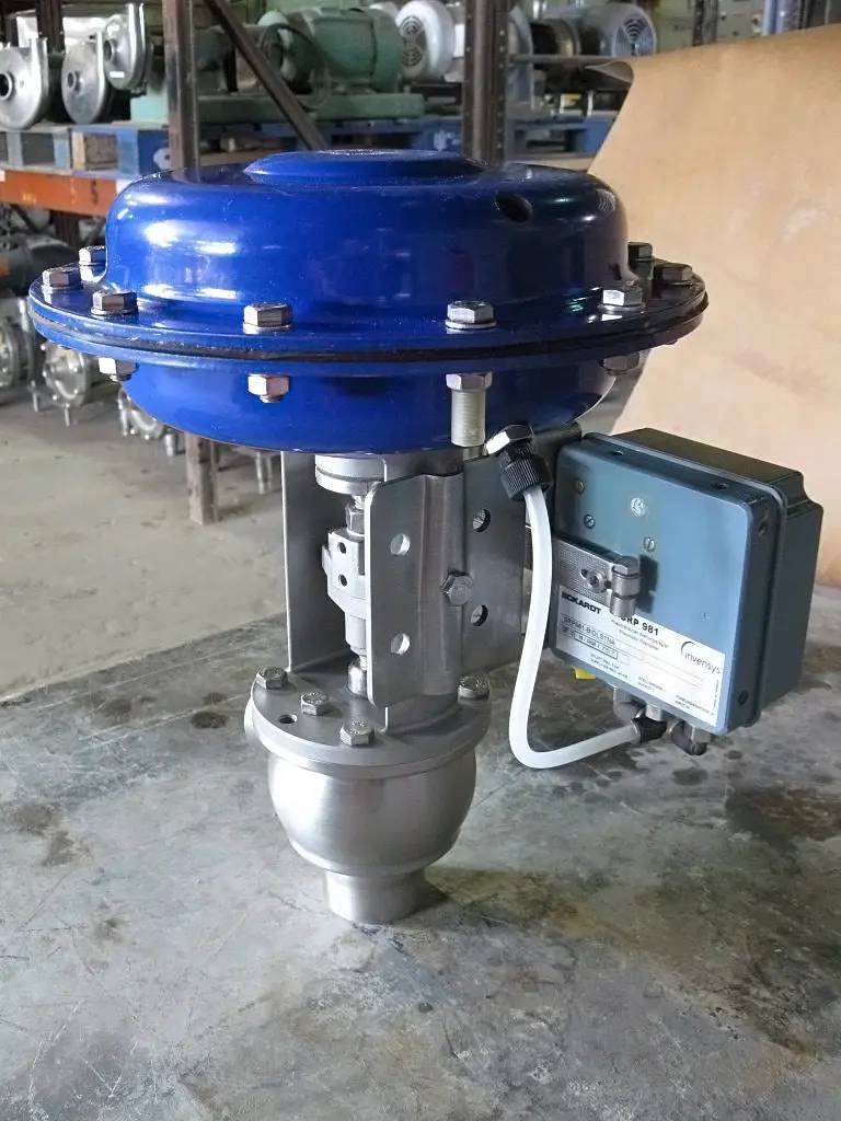 2" APV #RGE41-2/40-LD-MFS, Pneumatic Control Valve, Eckardt #SRP-981 positioner, 90 psi max. supply air - Image 5