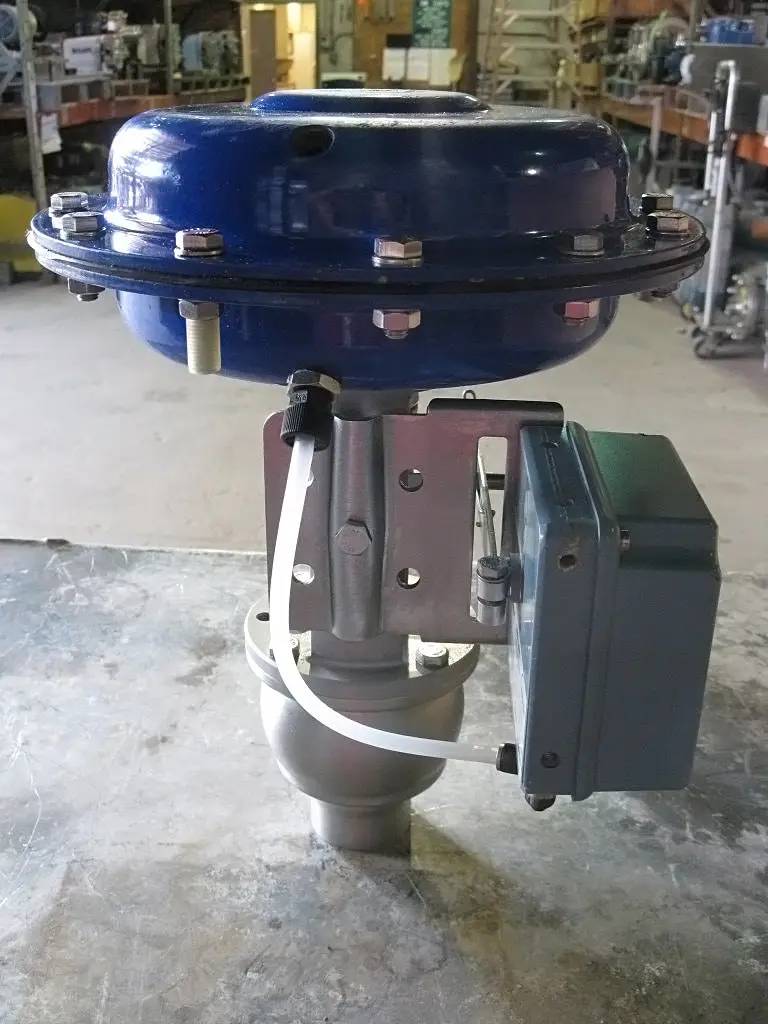 2" APV #RGE41-2/40-LD-MFS, Pneumatic Control Valve, Eckardt #SRP-981 positioner, 90 psi max. supply air - Image 6