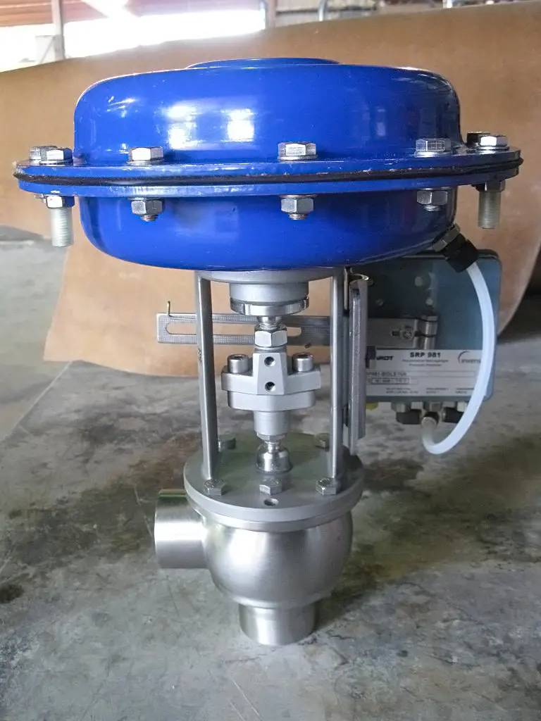 2" APV #RGE41-2/40-LD-MFS, Pneumatic Control Valve, Eckardt #SRP-981 positioner, 90 psi max. supply air - Image 10