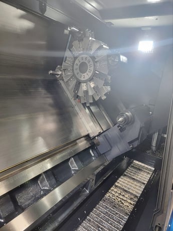 Daewoo Doosan #Puma-5100LC, CNC lathe, 35.4" swing, 80.4" machining length, 24" chuck, 10.8" spindle bore, 60 - Image 5