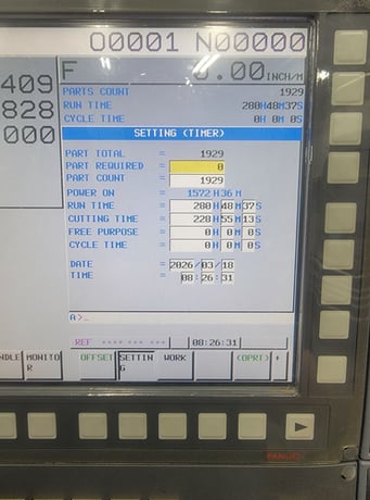 Daewoo Doosan #Puma-5100LC, CNC lathe, 35.4" swing, 80.4" machining length, 24" chuck, 10.8" spindle bore, 60 - Image 6