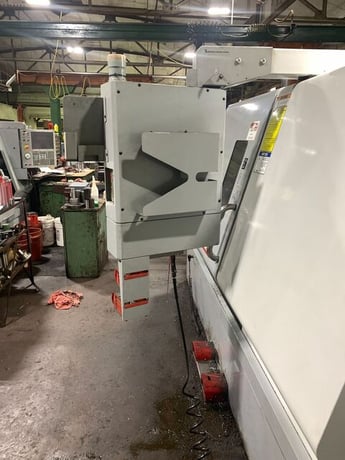 Haas #SL-30T, CNC lathe, 30" swing, 39" centers, 21" turning diameter, 10" chuck, 3" bar, 30 HP, 3,400 RPM - Image 5