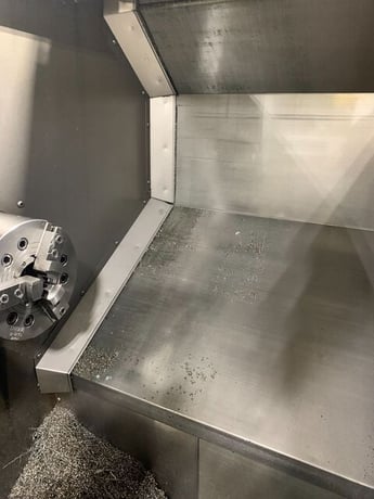 Haas #SL-30T, CNC lathe, 30" swing, 39" centers, 21" turning diameter, 10" chuck, 3" bar, 30 HP, 3,400 RPM - Image 7