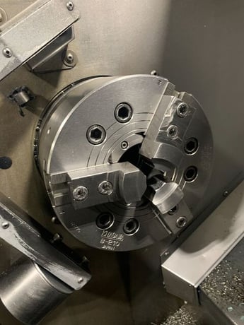 Haas #SL-30T, CNC lathe, 30" swing, 39" centers, 21" turning diameter, 10" chuck, 3" bar, 30 HP, 3,400 RPM - Image 9