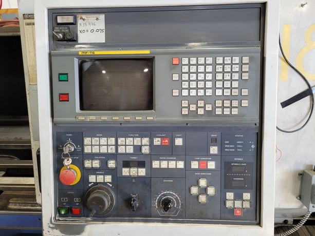 Mori Seiki #TL-40B, flat bed CNC lathe, 13.8" turning diameter, 116" Z, (2) 18" chucks, 4.6" bar, 40 HP - Image 8