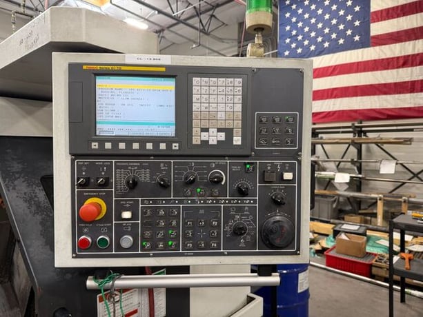 Yama Seiki #GA-2800L, CNC lathe, 22.8" swing, 45.5" machining length, 13.8" turning diameter, 10" chuck, 2.9" - Image 3