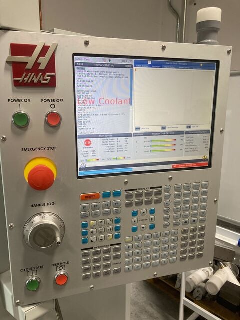 Haas #Mini-Mill, CNC vertical machining center, CT40, 20 automatic tool changer, rigid tapping, high speed - Image 2