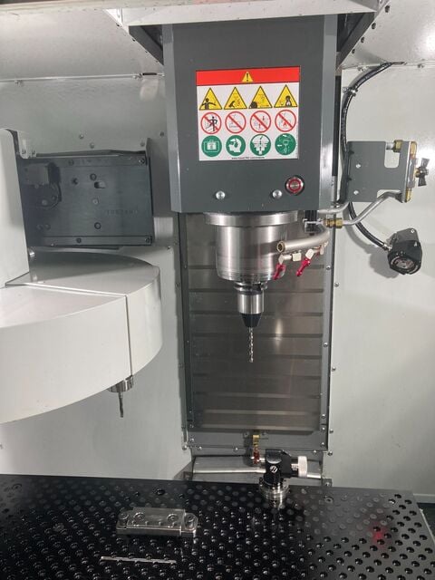 Haas #Mini-Mill, CNC vertical machining center, CT40, 20 automatic tool changer, rigid tapping, high speed - Image 5