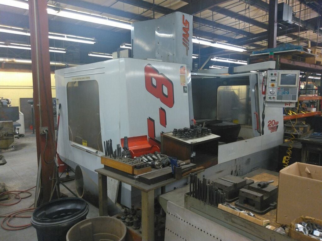 Haas #VF-8, CNC vertical machining center, 64" X, 40" Y, 30" Z, 64" x 36" table, 20 HP, 7,500 RPM, 40 taper - Image 2
