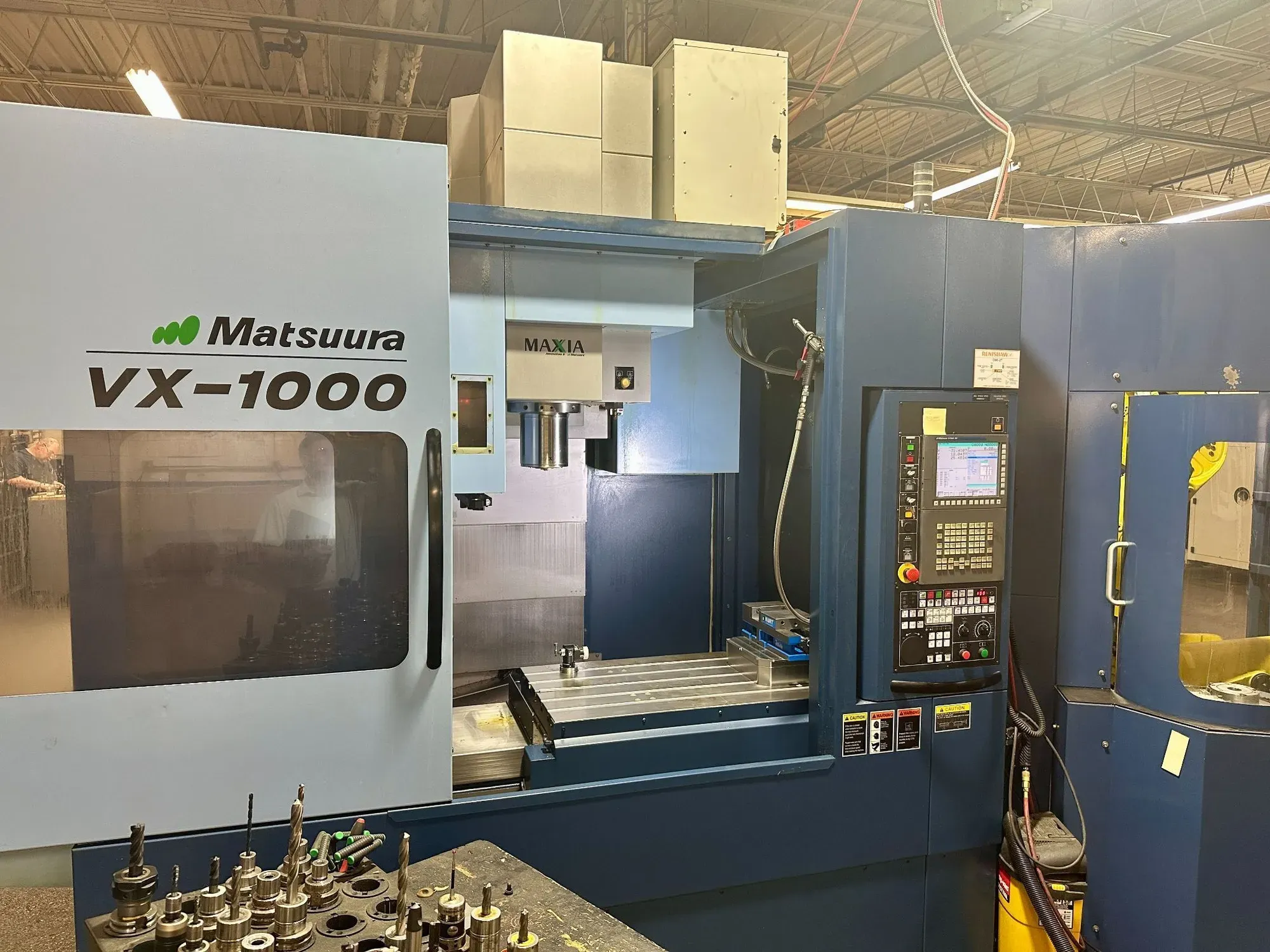 Matsuura #VX-1000, CNC vertical machining center, 40.1" X, 24" Y, 24" Z, 20000 RPM, CAT 40, 30 automatic tool - Image 2