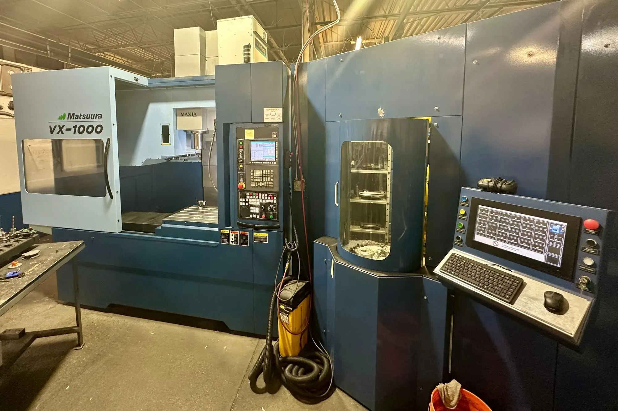 Matsuura #VX-1000, CNC vertical machining center, 40.1" X, 24" Y, 24" Z, 20000 RPM, CAT 40, 30 automatic tool - Image 4