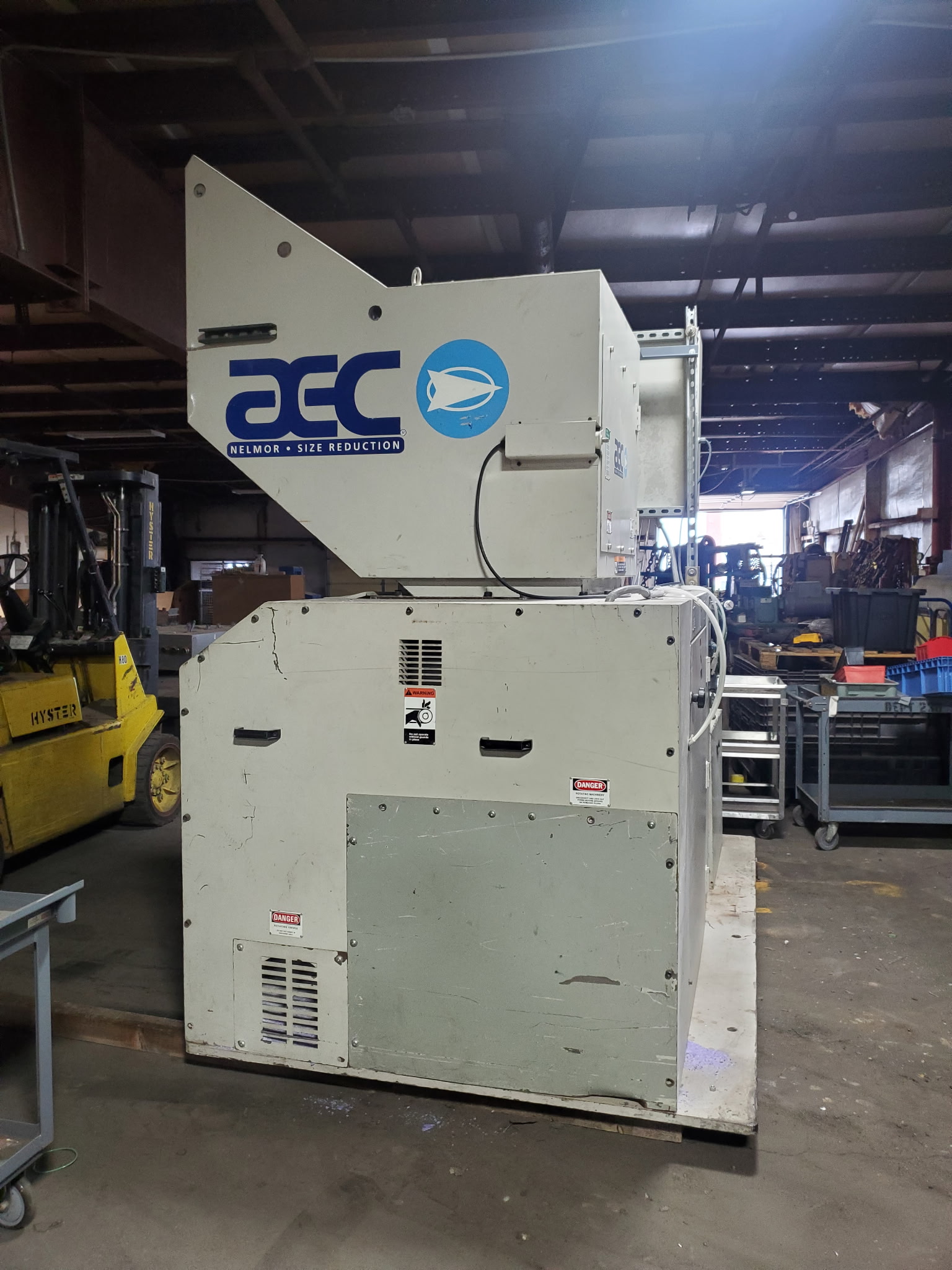18" x 20" AEC #1820, industrial plastic granulator grinder, 50 HP, 460 V., 3-phase - Image 8