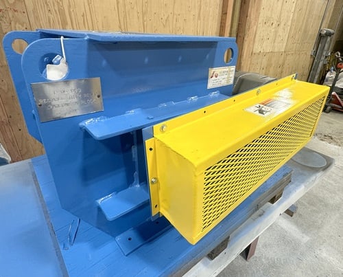 10" x 20" Allied Blower, Rotary Airlock Valve, rubber tip metal wheel, 3 HP Reliance 841 XL severe duty - Image 6