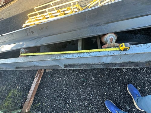 30" wide x 55' long, Trough Belt Conveyor, 56" troughing roll spacing - Image 6