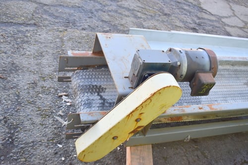 16" wide x 20' long, Belt Conveyor, traction type belting, 17" trough width, metal covers/lids, 3/4 HP - Image 7