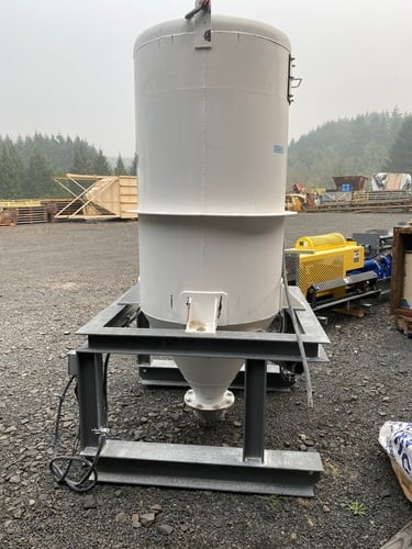 Camcorp #4PRB10, Pulse Jet Dust Collector Bin Vent, 64 sq.ft. filter media, (10) 4' filter bags, 3 valves - Image 3