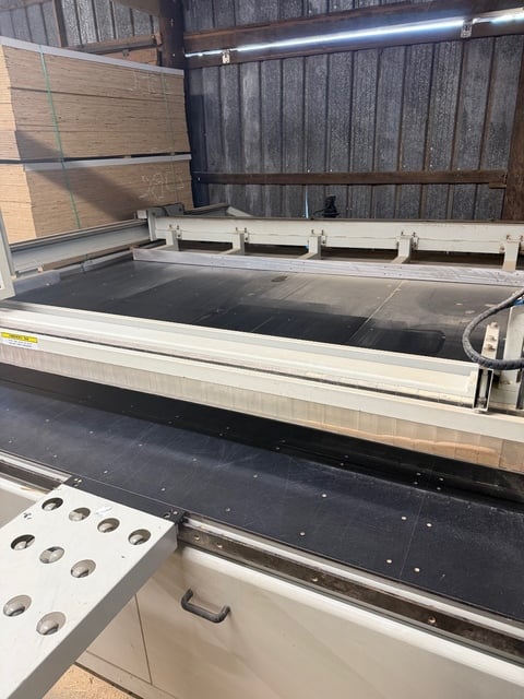 Cam-Wood / Castaly #TS-P10-AAT, horizontal panel saw, 128" rip, 4" depth cut, excellent condition, 2022 - Image 5