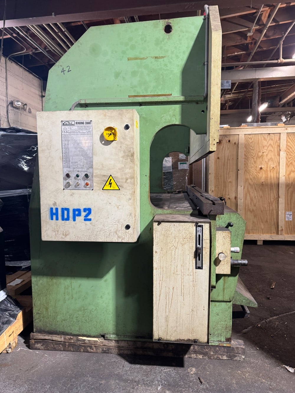 110 Ton, Guifil #PE25-100, Up-Acting Hydraulic Press Brake, 8.2'OA, 81" between housing, 16" throat, 18" - Image 7