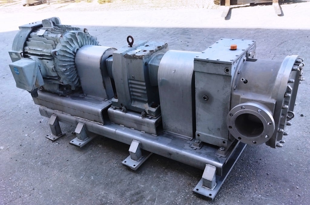 Fristam #FKL-600, Positive Displacement Pump, 125 HP, 7" in/out, flanged, 400 max. psi - Image 1