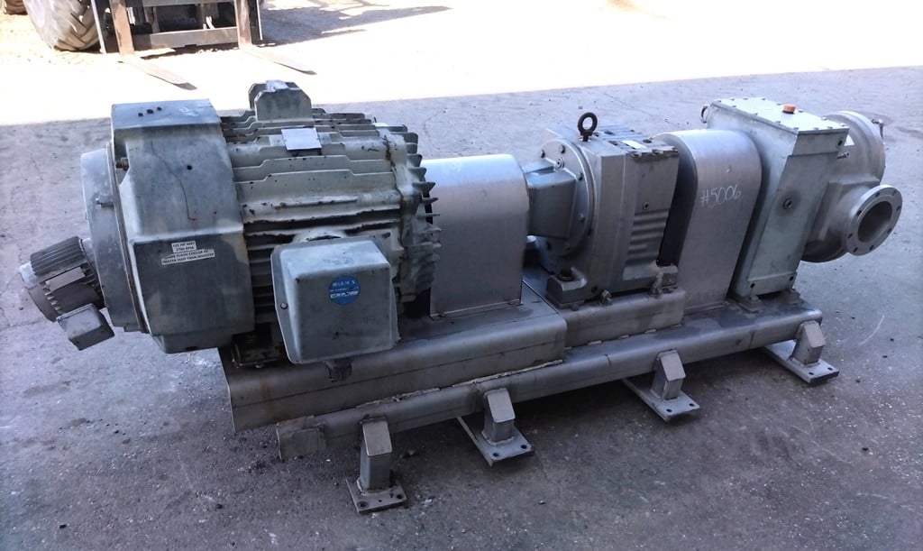 Fristam #FKL-600, Positive Displacement Pump, 125 HP, 7" in/out, flanged, 400 max. psi - Image 3