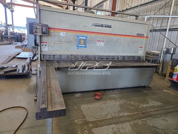 1/2" x 10' Accurshear #650010, Hydraulic Power Squaring Shear, 36" back gauge, 23 SPM, 40 HP, 2007 - Image 1