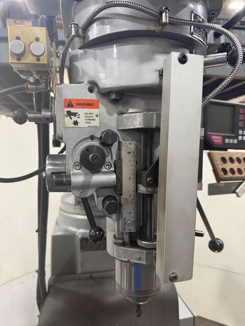 Sharp #TMV-K-N, vertical knee mill, 10" x54" table, 3 HP, 4500 RPM, 39" x16.3" x5" travel, Newall NMS-300 - Image 4