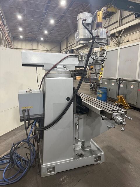Sharp #TMV-K-N, vertical knee mill, 10" x54" table, 3 HP, 4500 RPM, 39" x16.3" x5" travel, Newall NMS-300 - Image 9