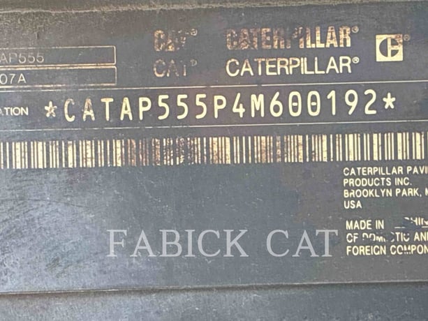 Caterpillar AP555-07, Asphalt Paver, 2549 hours, S/N: 4M600192, 2024 - Image 6