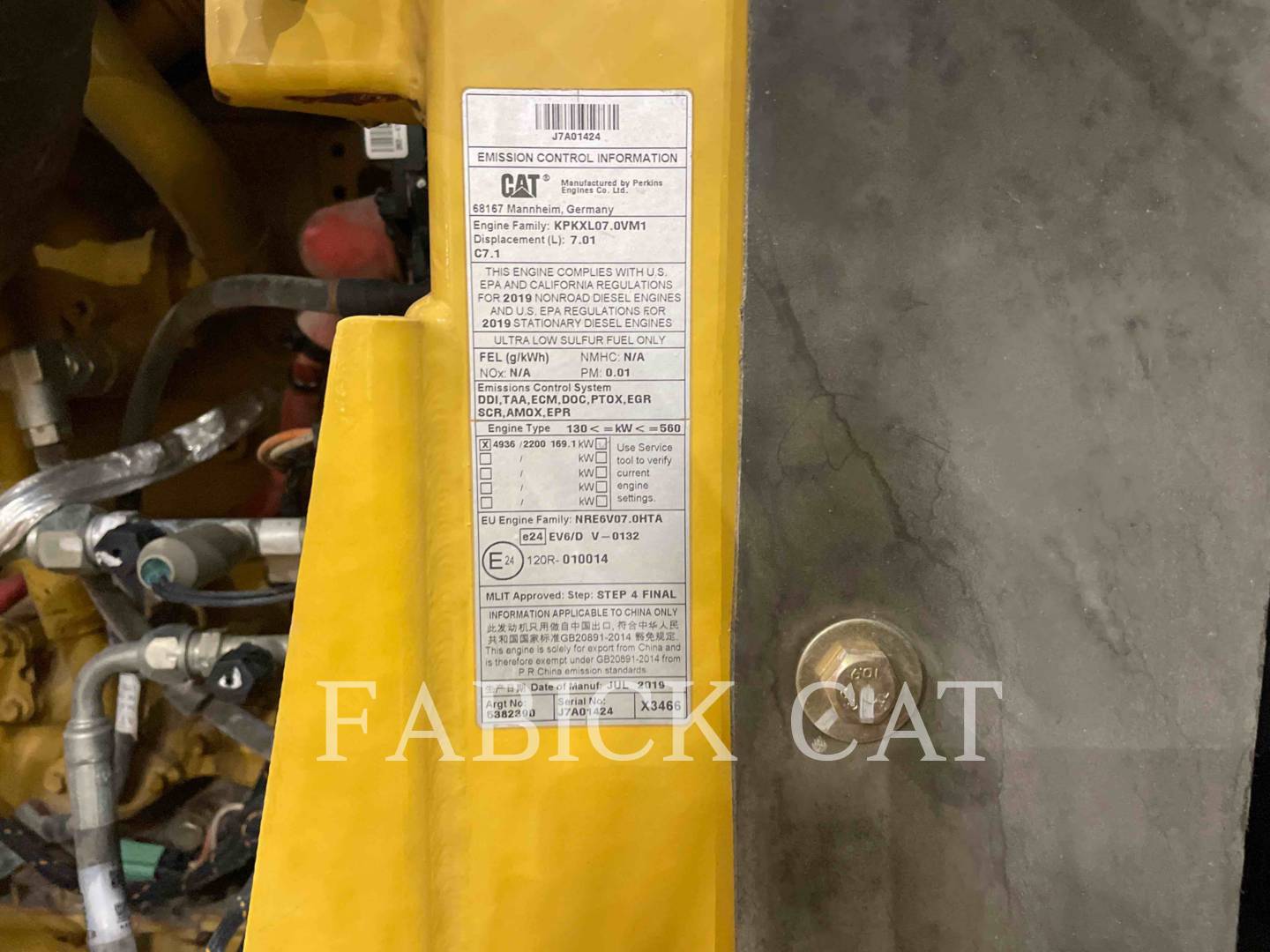 Cat 950GC, Wheel Loader, 2988 hours, S/N: M5T03568, 2020 - Image 8