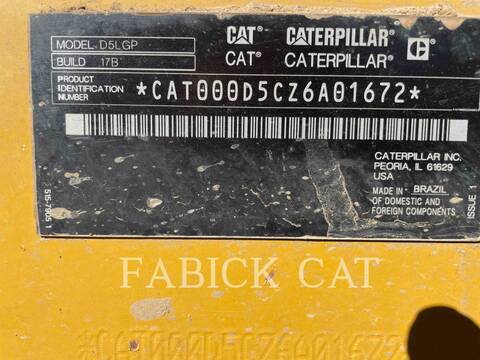 Caterpillar D5-17LV#, 2096 hours, S/N: Z6A01672, 2022 - Image 6