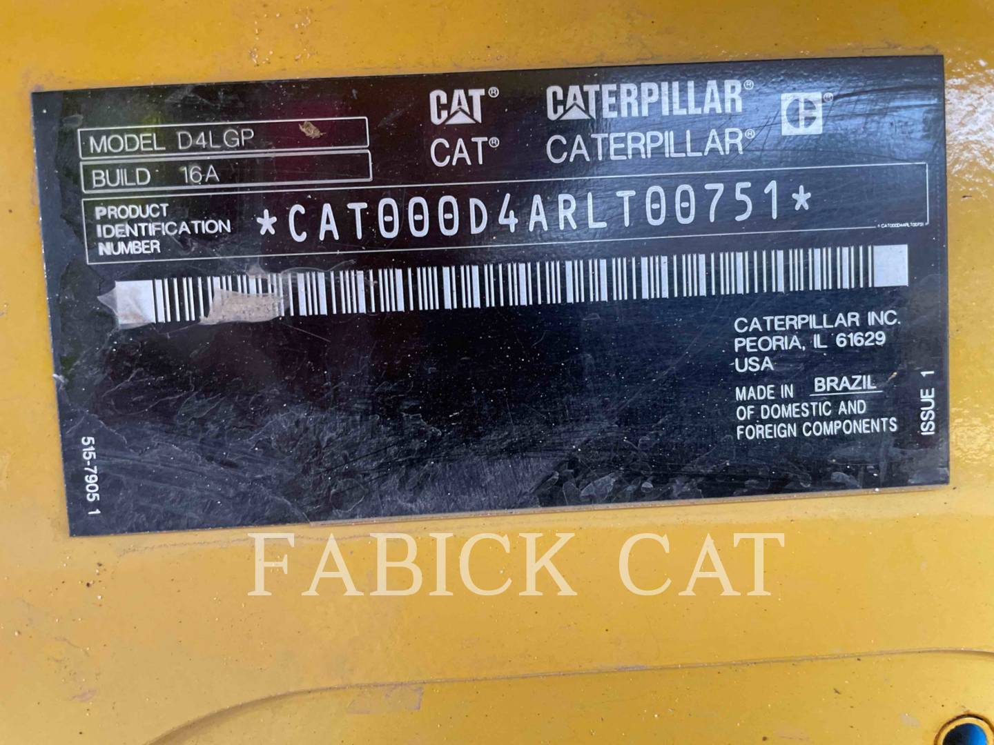 Caterpillar D4-16LV, 712 hours, S/N: RLT00751, 2023 - Image 6