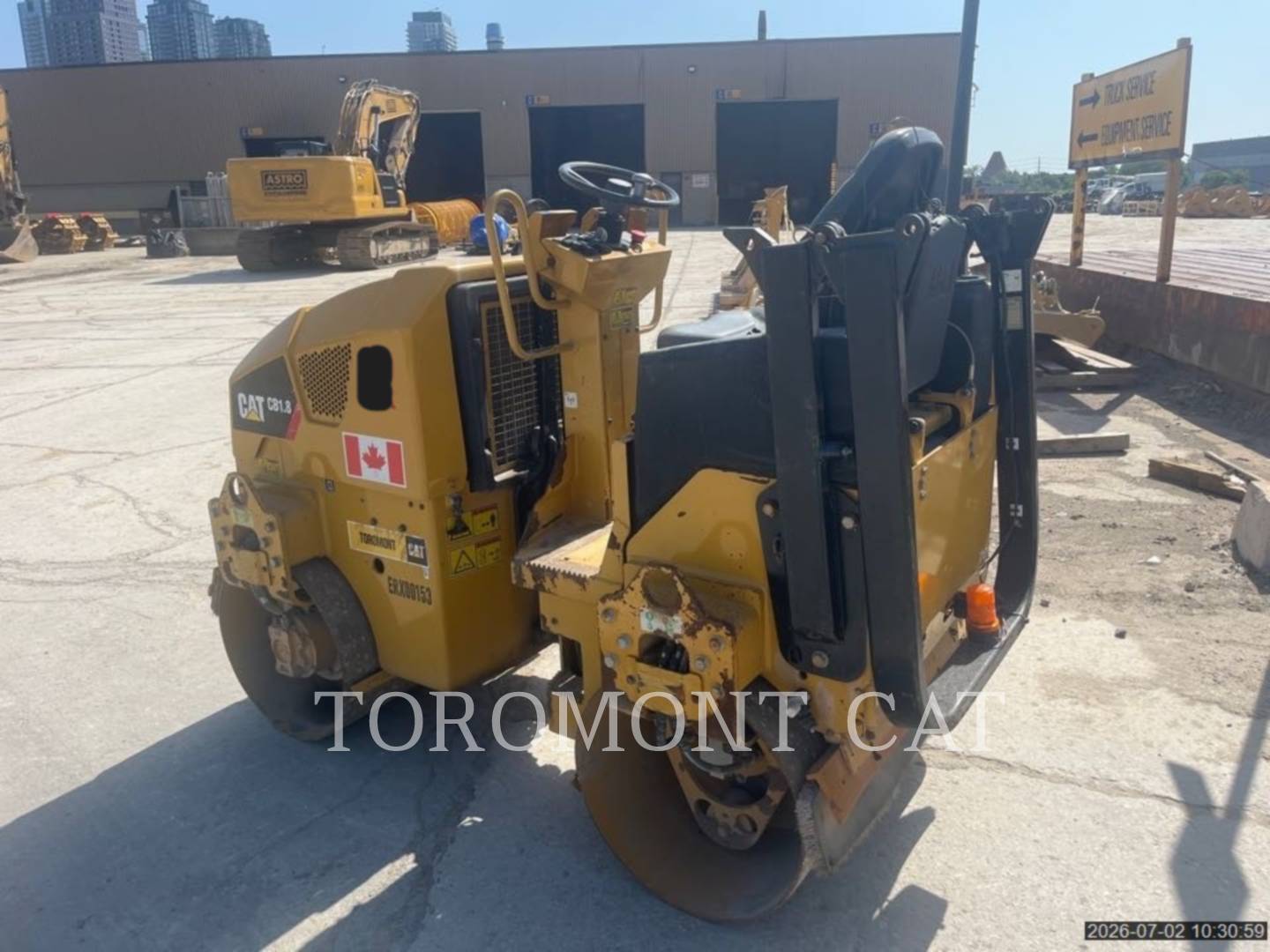 Caterpillar CB1.8, Compactor, 1097 hours, S/N: ERX00153, 2018 - Image 4