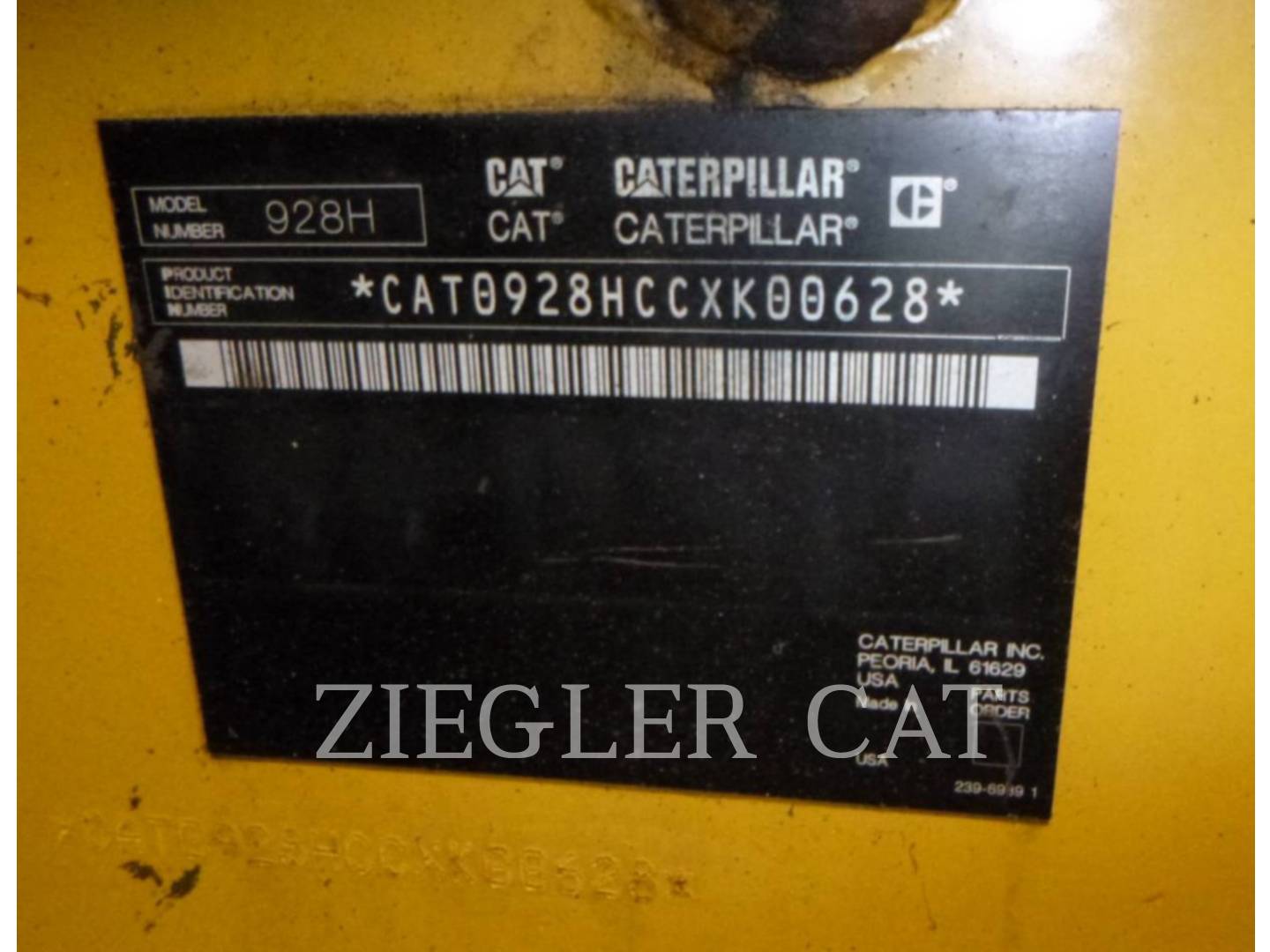 Cat 928HZ, Wheel Loader, 2078 hours, S/N: CXK00628, 2009 - Image 5