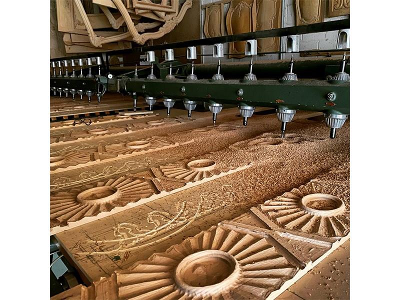 Louis Allis Nuova Scolpitrice #201-16, multi spindle carving machine, 16 spindle, 8" between spindles, 20" - Image 2