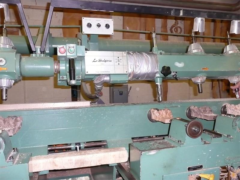 Louis Allis Nuova Scolpitrice #201-16, multi spindle carving machine, 16 spindle, 8" between spindles, 20" - Image 8