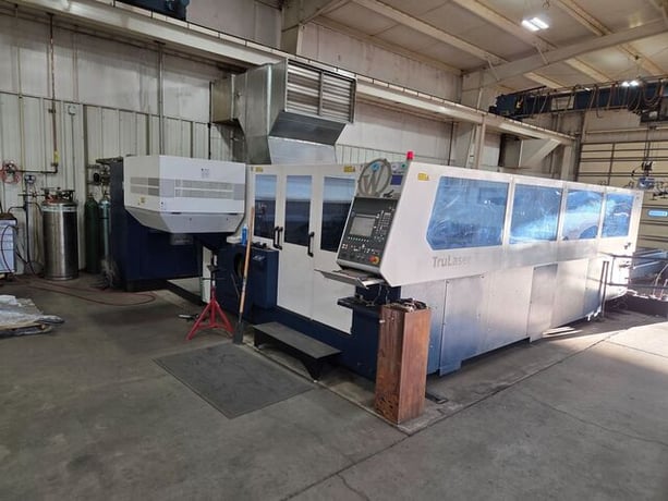 Trumpf #TruLaser-3040, CO2 laser, 4000 watt, rotary axis for tube cutting to 16", spare parts, new RF tube in - Image 1